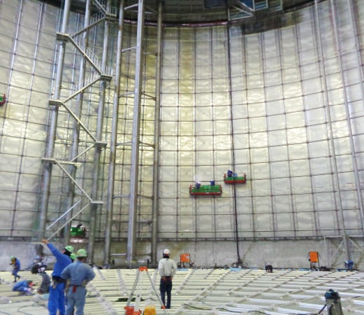 LNGタンク組立溶接工事04