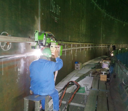 LNGタンク組立溶接工事06